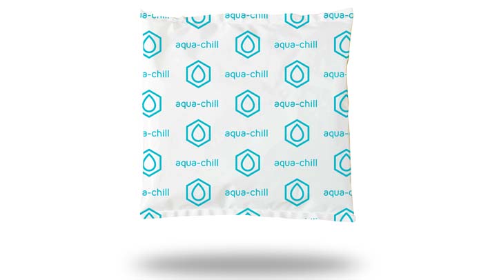 Water-based cool pack for home deliveries