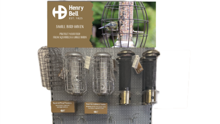 Henry Bell launches small bird feeding haven